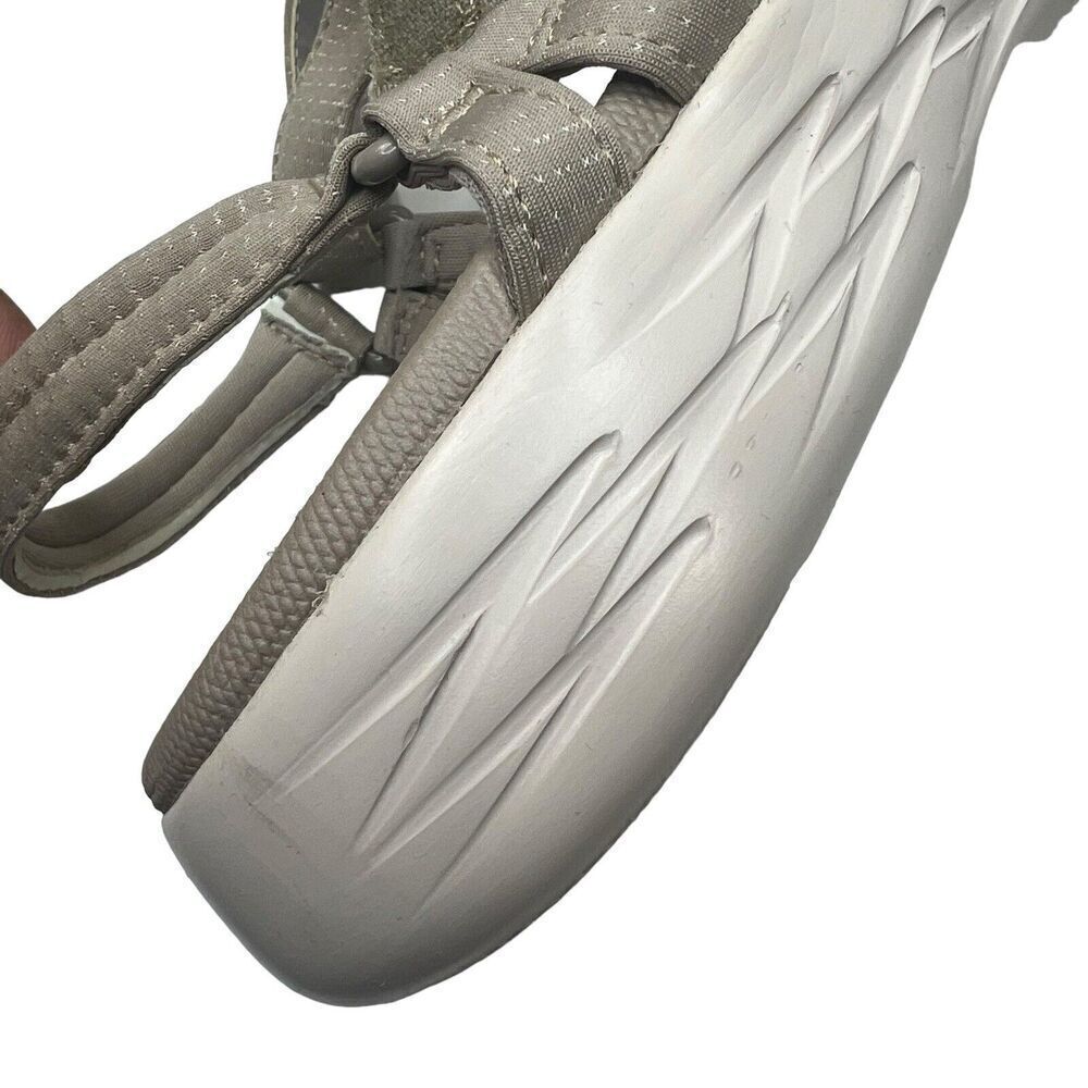 Skechers Goga Max Taupe Tan Sandals Size 11 Strappy Comfort Walking - Picture 8 of 12